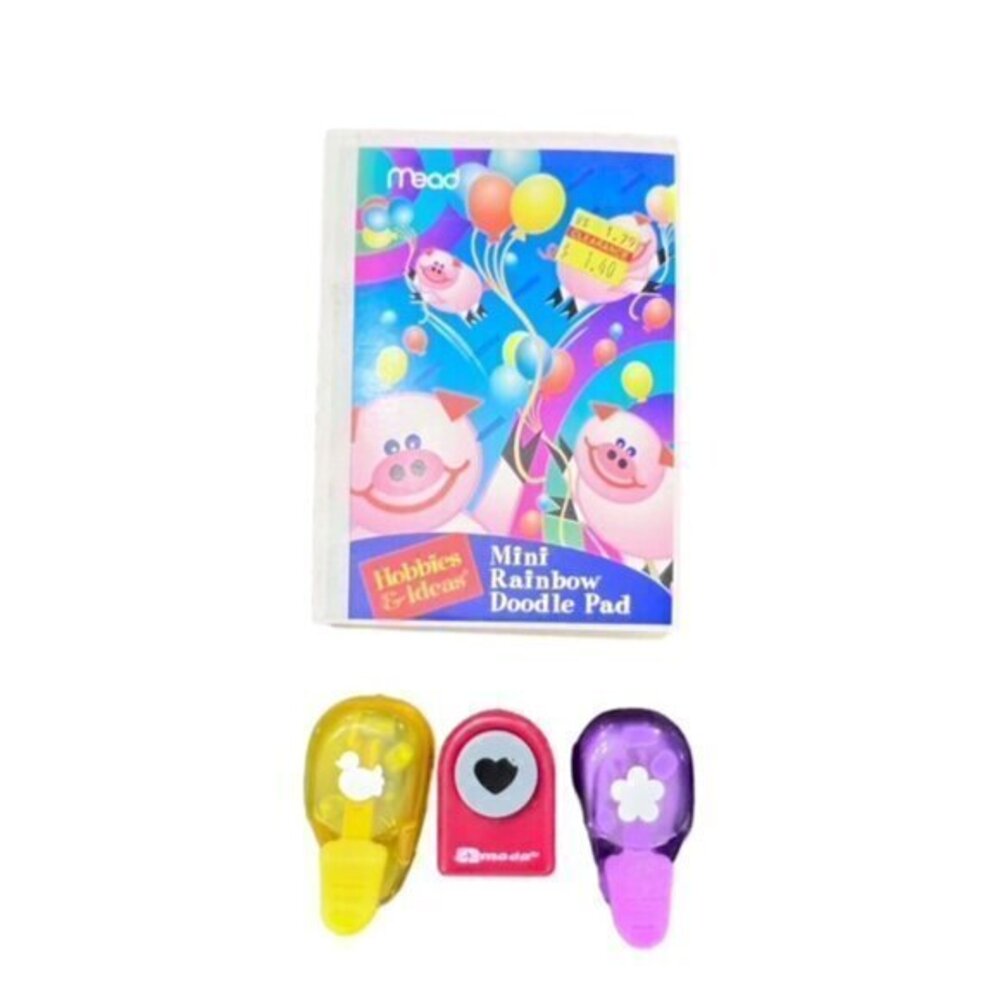 Craft Lot Paper Punch Heart Duck‎ Flower Scrapbooking Card Making Embellishments